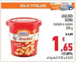 Conad ARACHIDI FATINA offerta