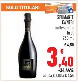 Conad Spumante Ca' Neri offerta