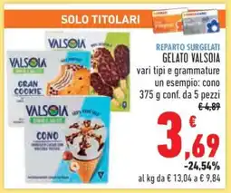 Conad GELATO VALSOIA offerta