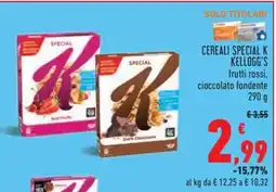 Conad Cereali Special K Kellogg's offerta