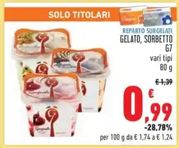 Conad GELATO SORBETTO offerta