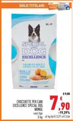 Conad CROCCHETTE PER CANI EXCELLENCE SPECIAL DOG offerta