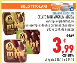 Conad GELATO MINI MAGNUM ALGIDA offerta