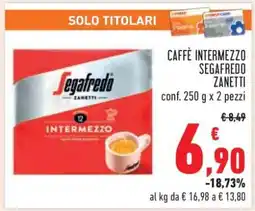 Conad CAFFÈ INTERMEZZO SEGAFREDO ZANETTI offerta