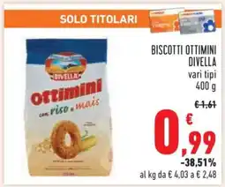 Conad BISCOTTI OTTIMINI DIVELLA offerta