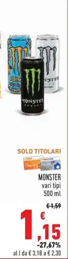 Conad MONSTER offerta