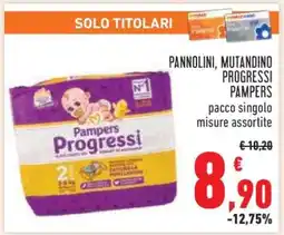 Conad Pannolini, Mutandino Progressi Pampers offerta