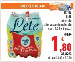 Conad Acqua Lete offerta