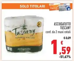 Conad Asciugatutto Tuscany offerta