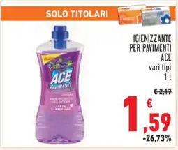 Conad Igienizzante per Pavimenti ACE offerta
