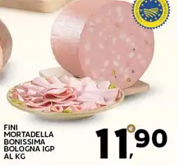Extra Supermercati Fini mortadella bonissima bologna igp offerta