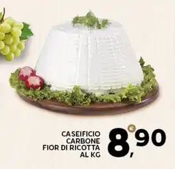Extra Supermercati Caseificio carbone fior di ricotta offerta