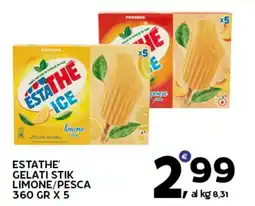 Extra Supermercati Estathe' gelati stik limone/pesca offerta