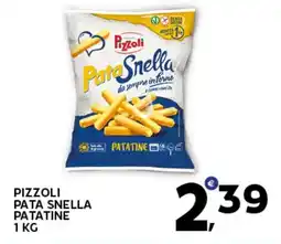 Extra Supermercati Pizzoli pata snella patatine offerta