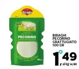 Extra Supermercati Biraghi pecorino grattugiato offerta