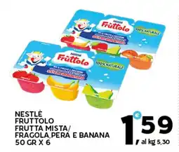 Extra Supermercati Nestlè fruttolo frutta mista/ fragola, pera e banana offerta