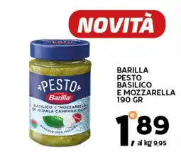 Extra Supermercati Barilla pesto basilico e mozzarella offerta