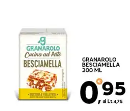 Extra Supermercati Granarolo besciamella offerta