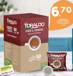 Extra Supermercati Toraldo cialde forte e cremoso offerta