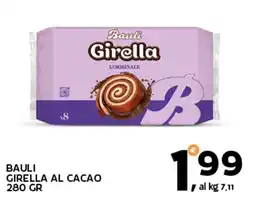 Extra Supermercati Bauli girella al cacao offerta