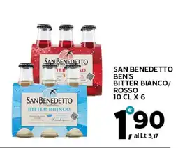 Extra Supermercati San benedetto ben's bitter bianco/ rosso offerta