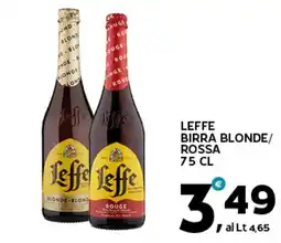 Extra Supermercati Leffe birra blonde/ rossa offerta
