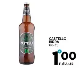 Extra Supermercati Castello birra offerta