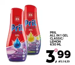Extra Supermercati Pril all in 1 gel classic/ lemon offerta