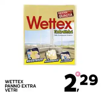 Extra Supermercati Wettex panno extra vetri offerta