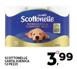 Extra Supermercati Scottex scottonelle carta igienica 12 pezzi offerta