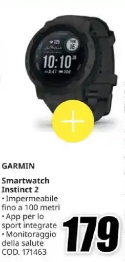 MediaWorld GARMIN Smartwatch Instinct 2 offerta