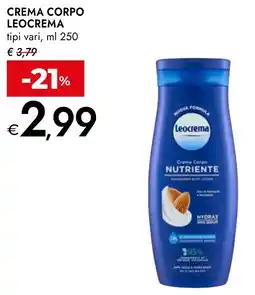 Bennet Leocrema crema corpo tipi vari, offerta