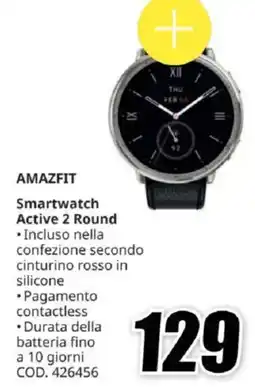 MediaWorld AMAZFIT Smartwatch Active 2 Round offerta