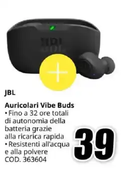 MediaWorld JBL Auricolari Vibe Buds offerta