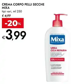Bennet Crema corpo pelli secche mixa tipi vari, offerta