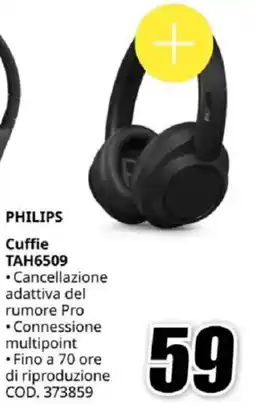 MediaWorld PHILIPS Cuffie TAH6509 offerta