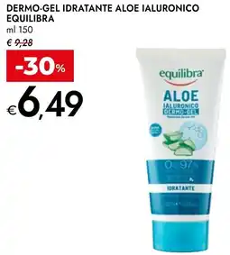 Bennet Equilibra dermo-gel idratante aloe ialuronico offerta