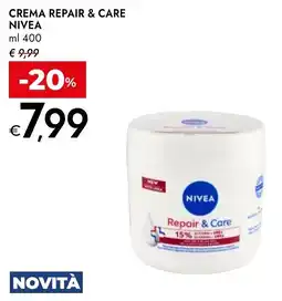 Bennet Nivea crema repair & care offerta