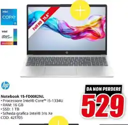 MediaWorld hp Notebook 15-FD0082NL offerta