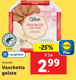 Lidl Gelatelli Vaschetta gelato offerta