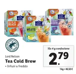 Lidl Lord Nelson Tea Cold Brew offerta