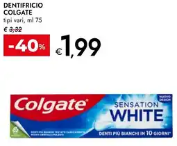 Bennet Colgate dentifricio tipi vari, offerta