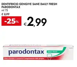 Bennet Parodontax dentifricio gengive sane daily fresh offerta