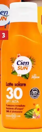Lidl Cien SUN Latte solare SPF30 offerta