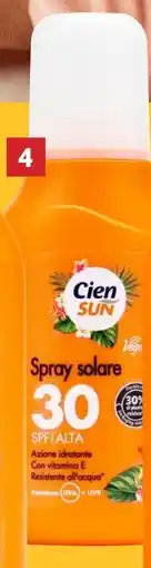 Lidl Cien SUN Spray solare classic SPF30 offerta