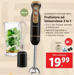 Lidl SILVERCREST KITCHEN TOOLS Frullatore ad immersione 3 in 1 offerta