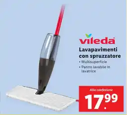 Lidl vileda Lavapavimenti con spruzzatore offerta