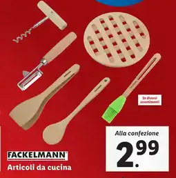 Lidl FACKELMANN Articoli da cucina offerta