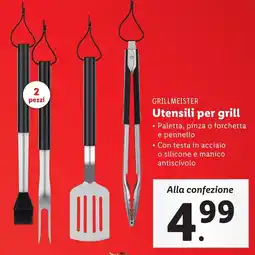 Lidl GRILLMEISTER Utensili per grill offerta