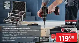 Lidl PARKSIDE PERFORMANCE Trapano avvitatore ricaricabile offerta